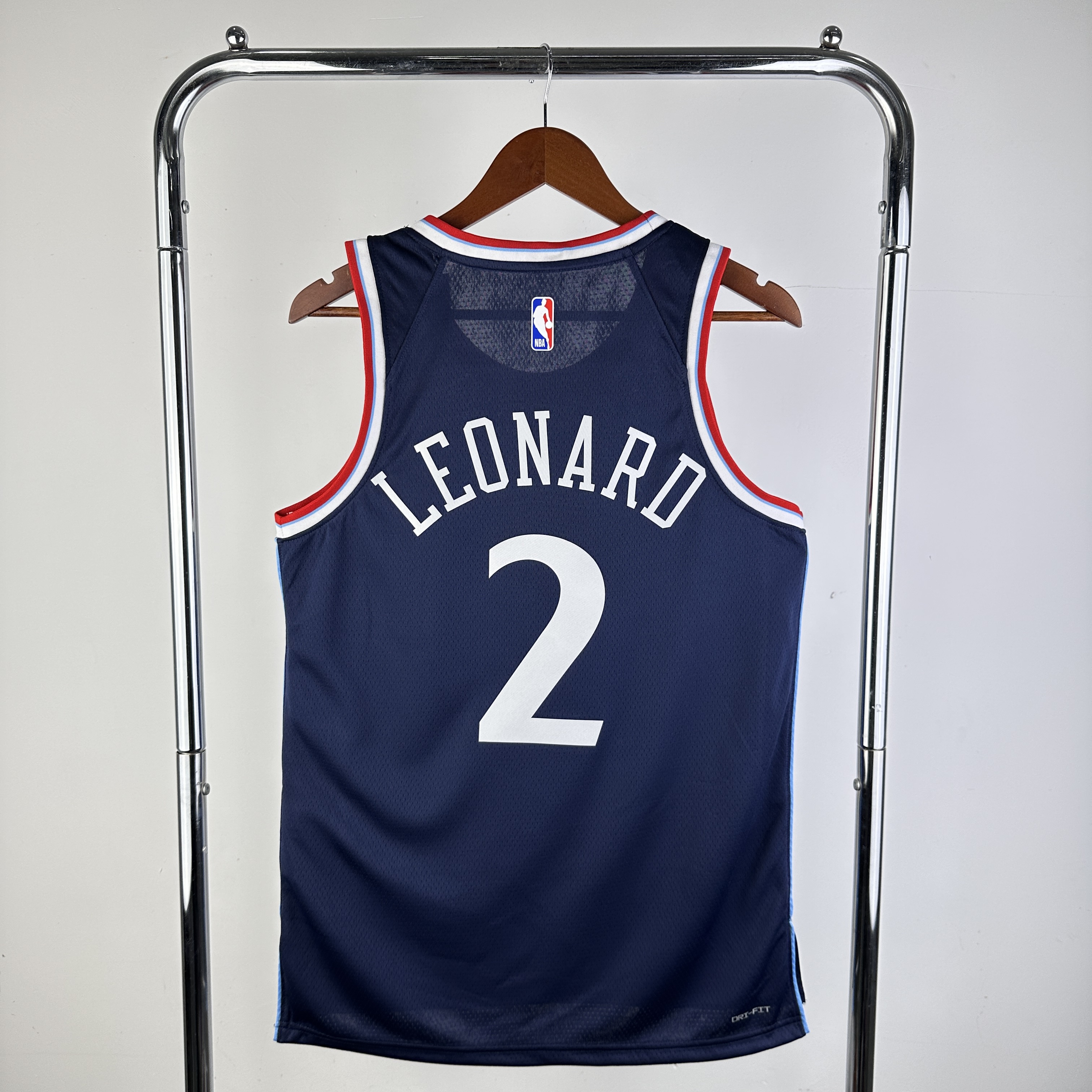 Men Los Angeles Clippers #2 Leonard Blue Season Nike 2024 NBA Jersey